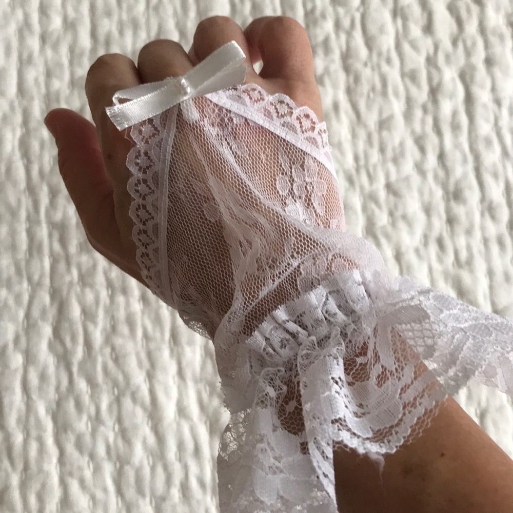 Madonna fingerless gloves